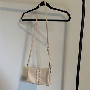 Elegant Cream Crossbody Bag